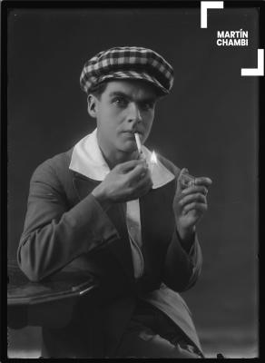 Retrato de Julio Rozas "frutilla"
